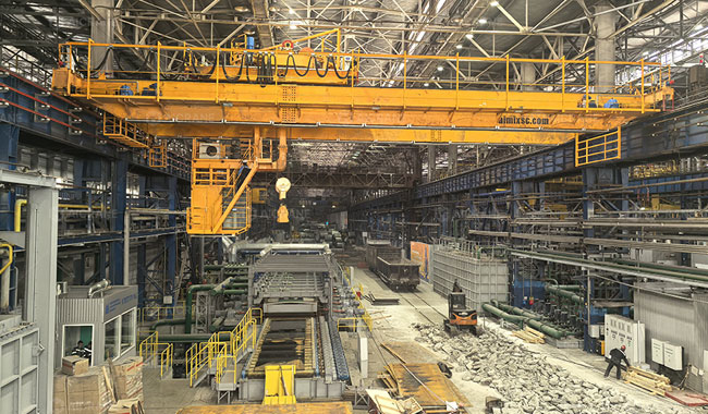 16 Ton Electromagnetic Crane for Steel Processing Plant in Russia