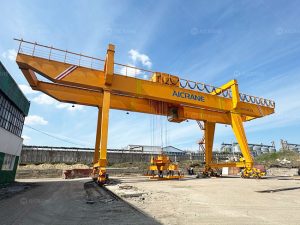 45 Ton Gantry Crane for Heavy Steel Handling in Russia