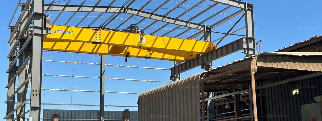 Indoor Overhead Crane and Steel Structure for Mining Workshop in Chile