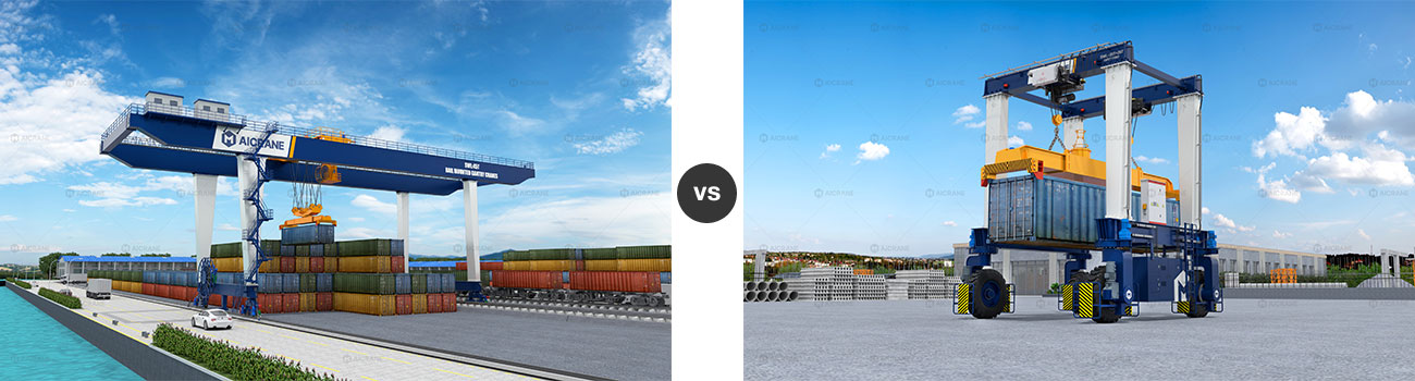RMG vs. RTG Container Gantry Crane