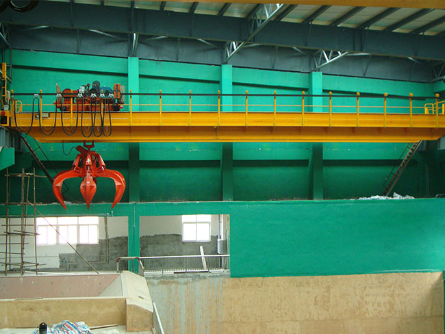 Grab Scrap Handling Overhead Crane