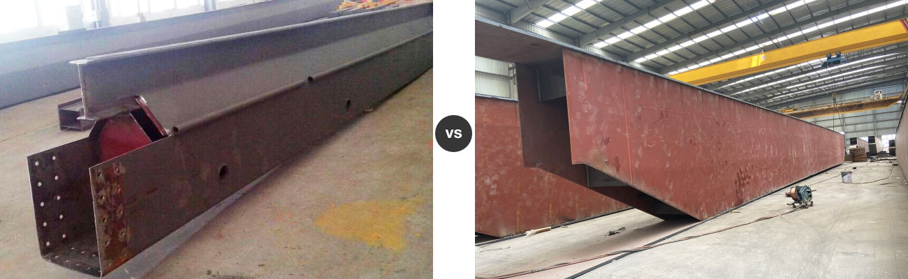 I beam vs box girder