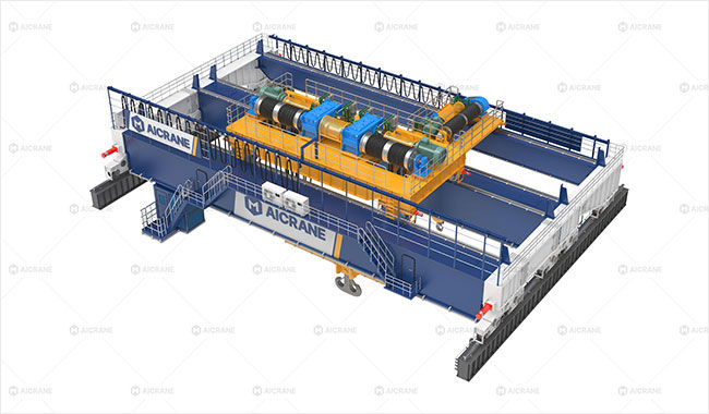 Three-Girder Forging Bridge Crane