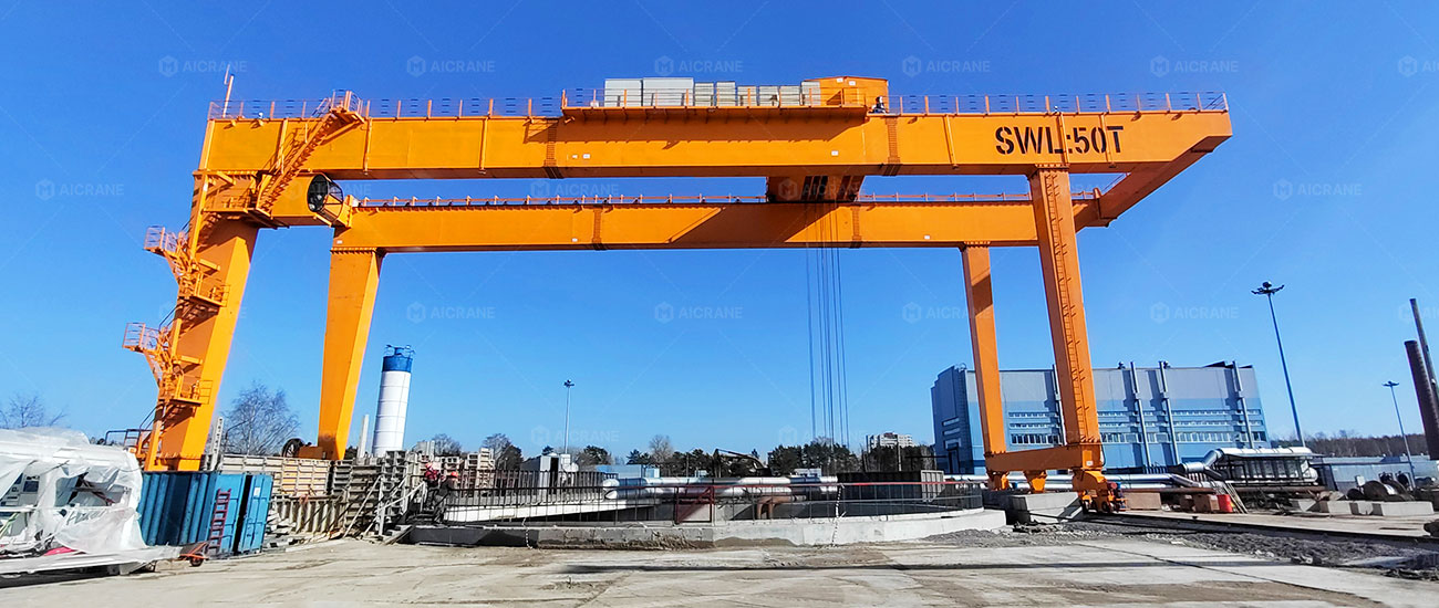 50 Ton Gantry Crane for Russia Tunnel Project