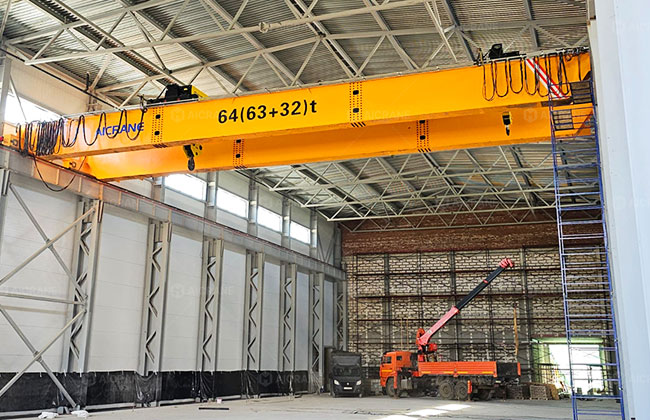 64 ton overhead crane in Russia