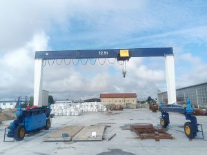 RTG Crane for Flexible Precast Slab Handling in Russia