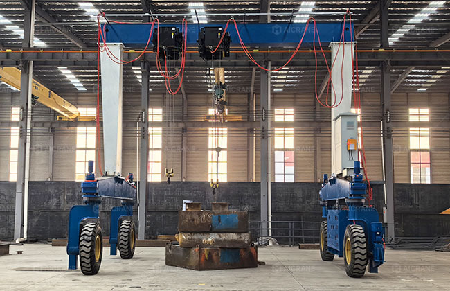 Rubber Tyred Gantry Crane for Industrial Plants in Saudi Arabia