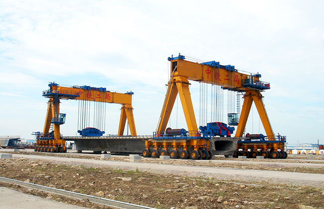 Straddle Carrier for Construction Projects in Saudi