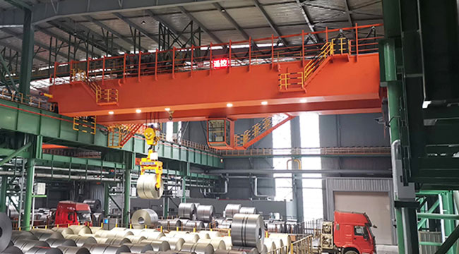 Coil Handling Cranes for Steel Plant