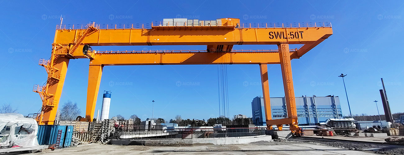 50 Ton Gantry Crane for Russia Tunnel Project