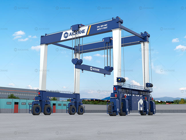Rubber Tyred Gantry Crane for Road & Bridge Construction