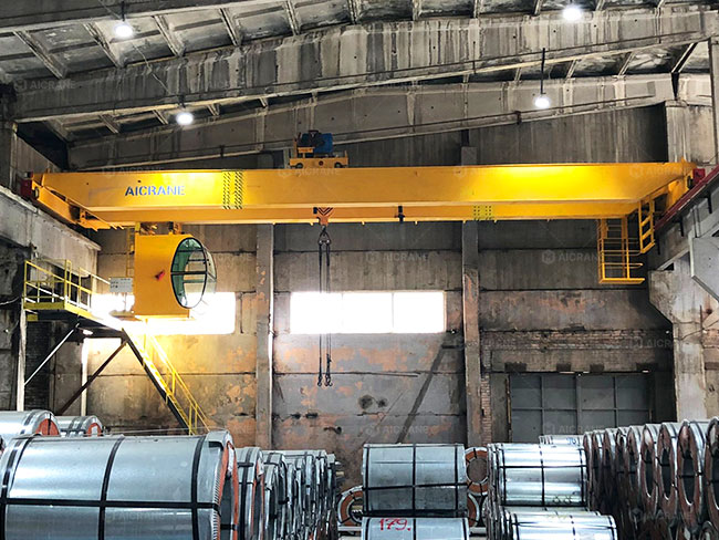 Tailor-Made 10 Ton Overhead Crane for Steel Coil Warehouse