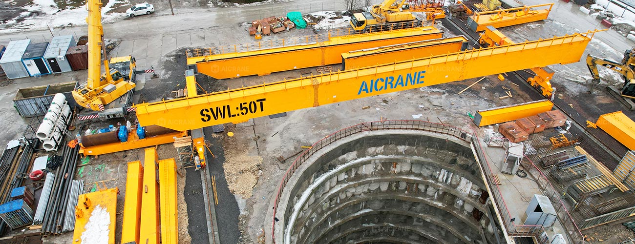 double girder gantry crane installation