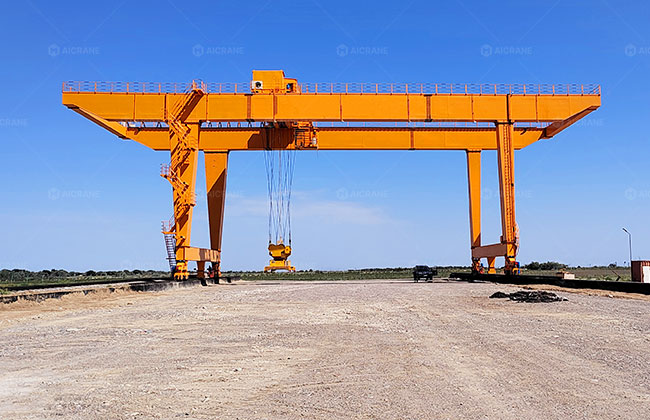 rail mounted double girder crane