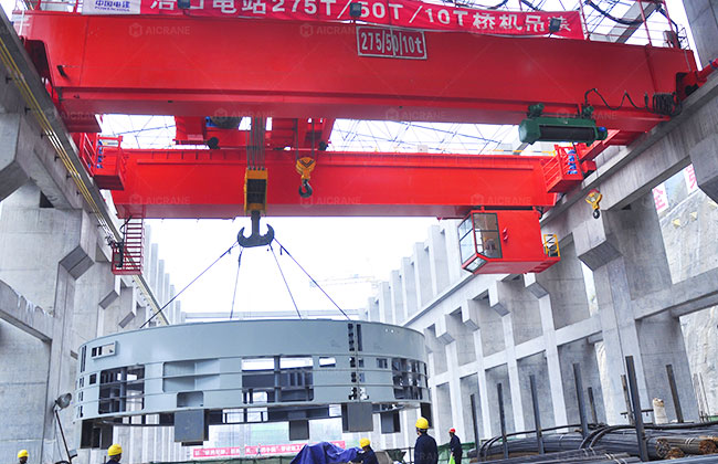 Power Plant Large Overhead Crane 275 Ton