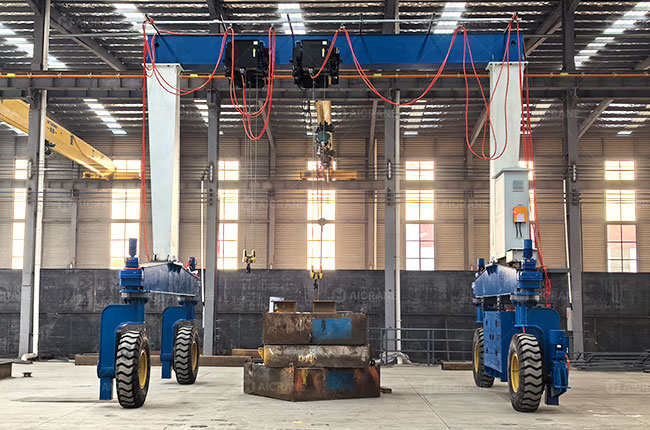 single beam rubber tyred gantry for workshop