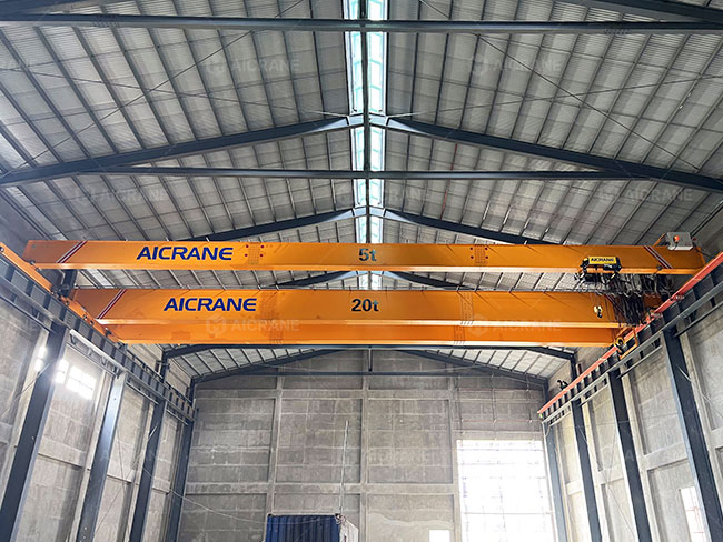 20 Ton Overhead Cranes for Precast Concrete Plant in the Philippines