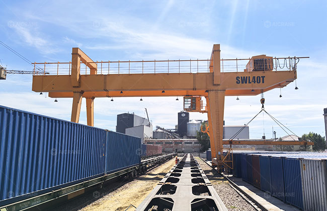 40 Ton Gantry Crane for Railway Container Handling