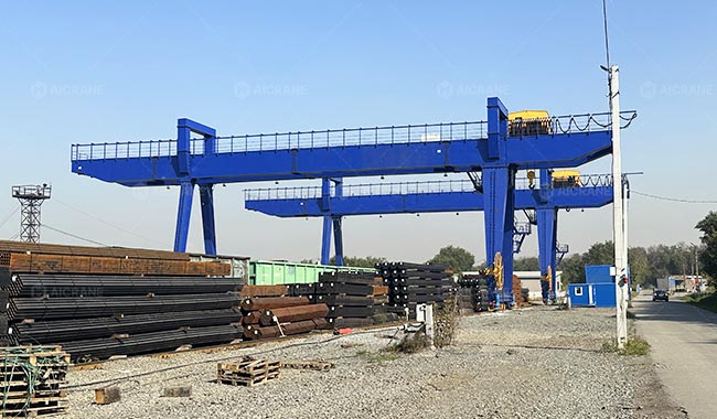 32T Gantry Crane for Steel Handling in Russia