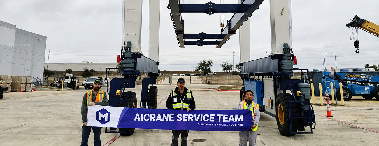 after-sales service for 25 ton rubber tyred gantry crane