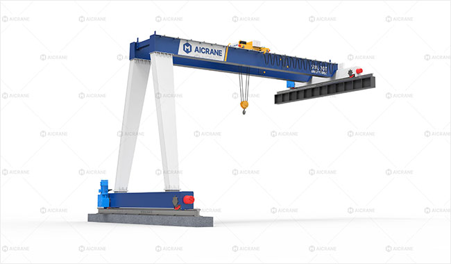 light duty semi gantry crane
