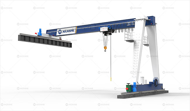 semi gantry crane for light duty lifting