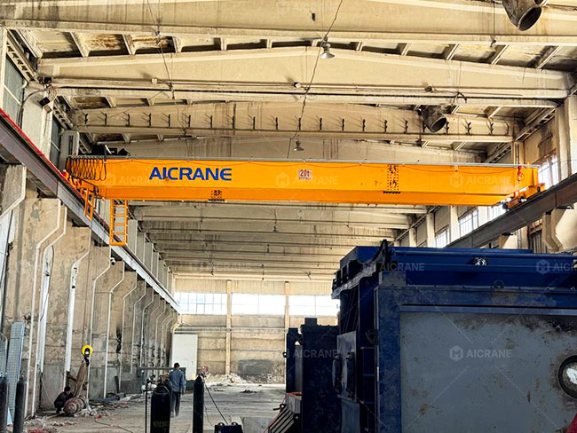 20 ton industrial overhead crane for paper industry