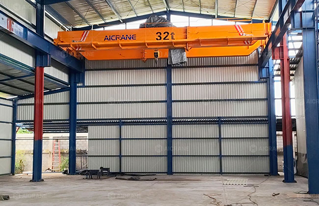 32 Ton Overhead Crane For Precision Machinery Manufacturing in Costa Rica