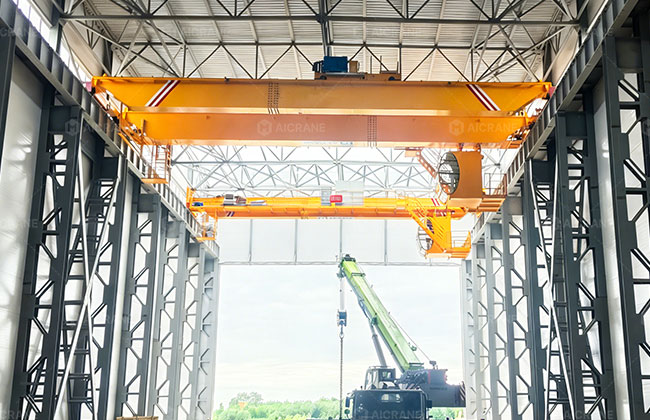 AQ-QDX double girder industrial bridge crane