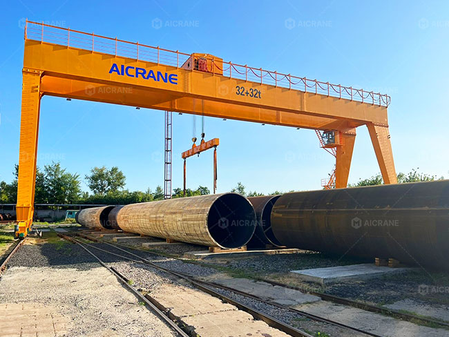 Double Girder Gantry Crane For Machinery Manufacturing