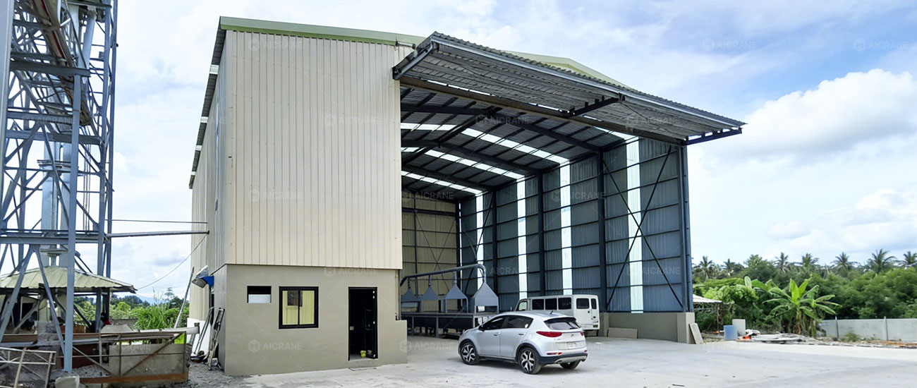 Grain Storage Steel Structure Warehouse in the Philippines