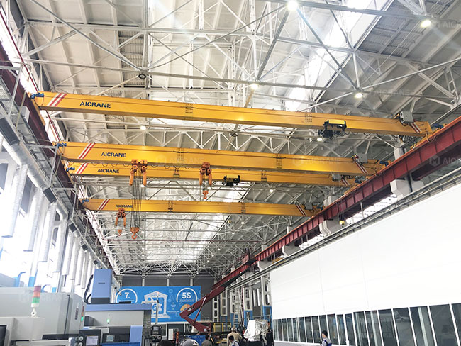Single Girder Overhead Crane For Machinery Production