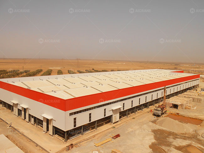 Steel Structure Industrial Warehouse For Machinery