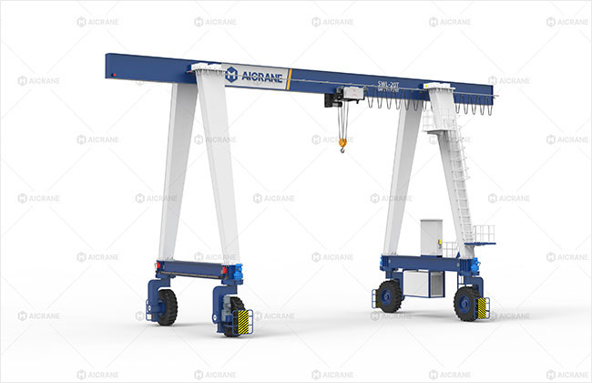 Mobile Gantry Crane With Cantilever for Extended Reach