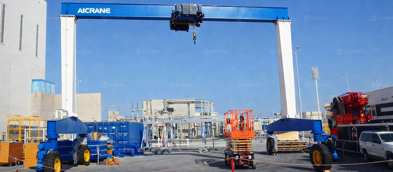 10 Ton Rubber Tyred Gantry Crane in Abu Dhabi