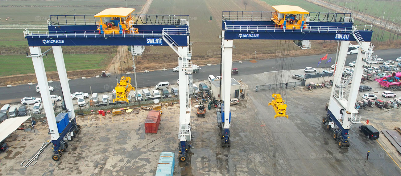 41 Ton Rubber Tyred Gantry Crane for UAE Port