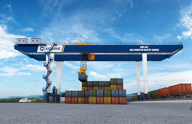 Rail Mounted Gantry (RMG) Crane in UAE