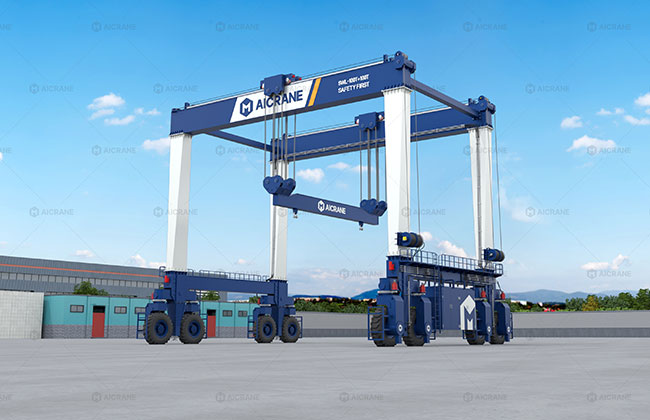 Rubber Tyred Gantry (RTG) Crane in UAE