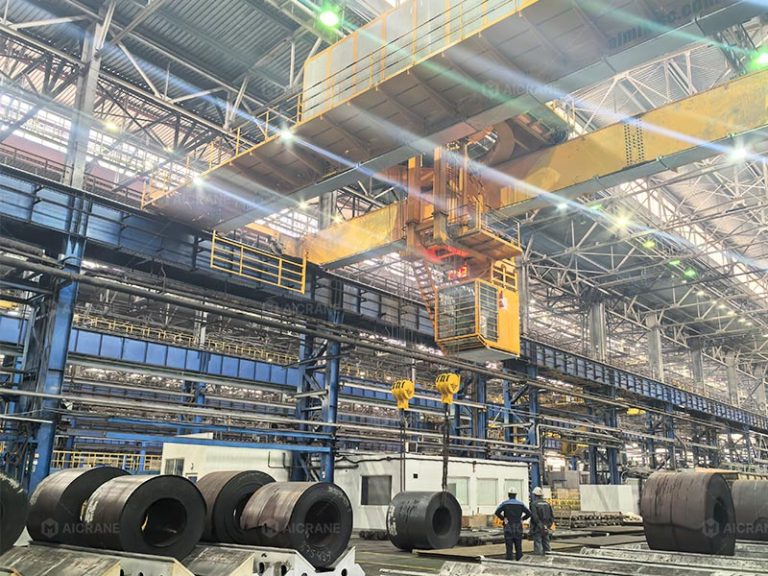 overhead cranes supporting capacity expansion in a metal fabrication plant