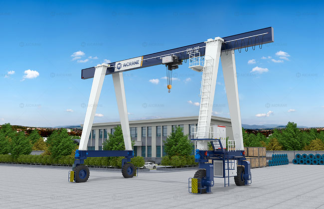 Single Beam RTG With Cantilever