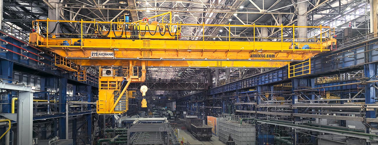 16 Ton Double Girder Overhead Crane Boosts Efficiency at Russian Steel Plant