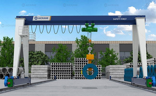 AQ-MH Single Girder Gantry Crane Price