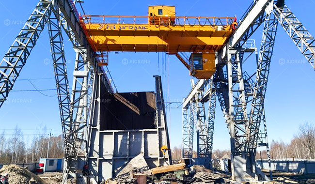 AQ-QC electromagnetic overhead crane for handling steel scrap and metal materials