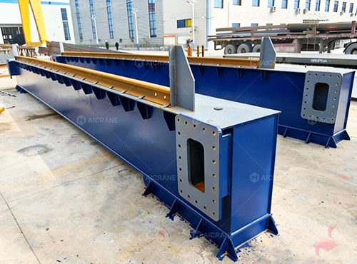 Optimized RTG crane structure for safe operation in windy conditions