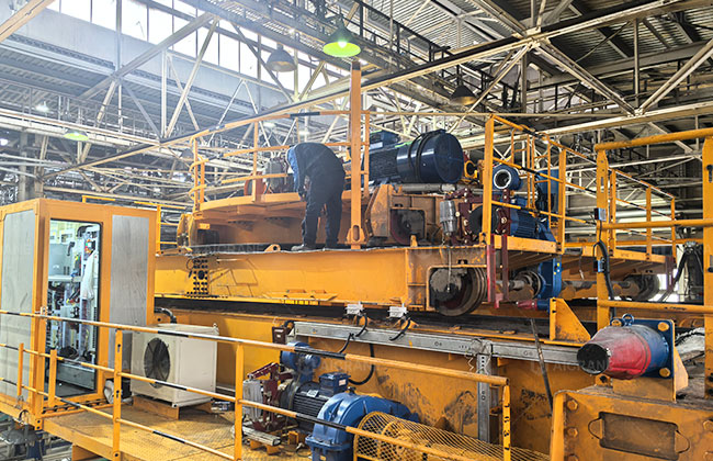 Rotating Trolley for Flexible Material Positioning