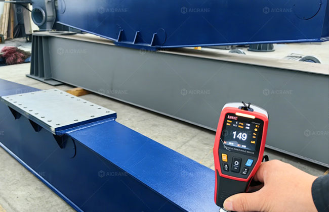 Structural protective coatings for RTG crane in dust environments