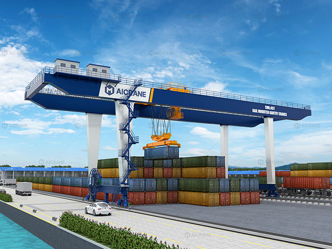 Rail Mounted 45 Ton Gantry Crane for Container Handling