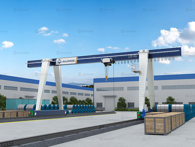 Single Girder 20 Ton Gantry Crane for Sale With Robust Structure