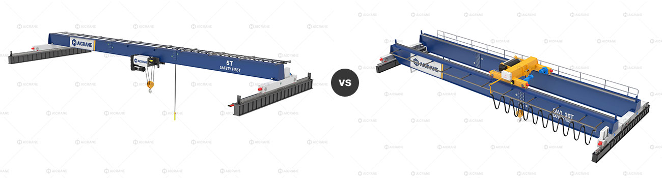 single girder vs double girder overhead crane