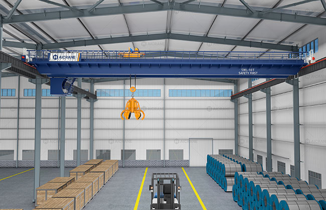 10 Ton Overhead Cranes For Warehouse Material Handling